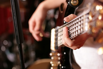 Play the guitar