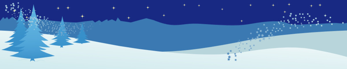 Fototapeta premium winter landscape, banner