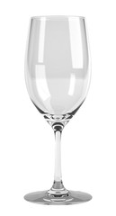 Classic crystal wine glass.