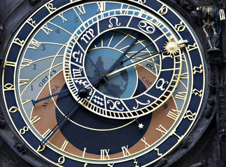 Obraz premium Astronomische Uhr Prag