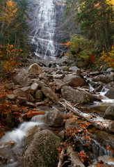 Fototapeta premium Arethusa Falls in the White Mountains of New Hampshire