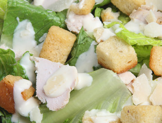Caesar salad with chicken