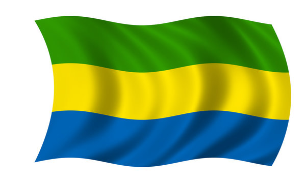 gabun fahne gabon flag