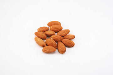 Group of whole almonds