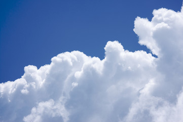 Naklejka na ściany i meble White Cumulus Clouds