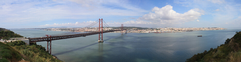Naklejka na ściany i meble Lissabon Panorama