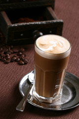 Coffee with beans