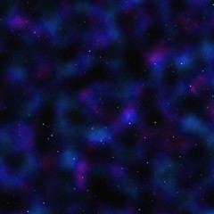 Obraz na płótnie Canvas Space nebula starfield illustration of outerspace starry sky
