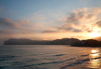 Paguera im Abendlicht