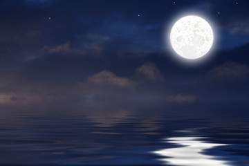 Naklejka na ściany i meble luna sul mare