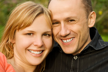 Obraz premium Young couple in love