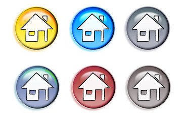 home icons and button