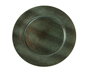 Black Snake skin textured platter used for serving