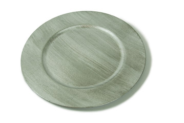 Silver Snake skin textured platter used for serving