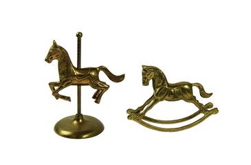 Brass horses