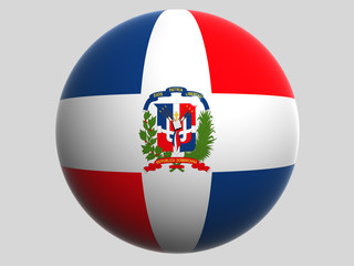 National Flag. Dominican Republic