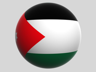 National Flag. Jordan