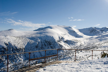 Impressive mountain view in winter - Borovetz (Bulgaria)