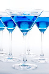 Blue Martini Cocktail