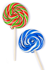 Lollipops Isolated on White