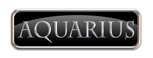 Boton con las letras del signo zodiacal Acuario