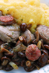 Chiodini con lombo e salsiccia - Secondi carne Lombardia