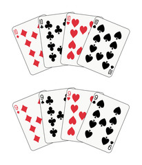 Tens and nines poker