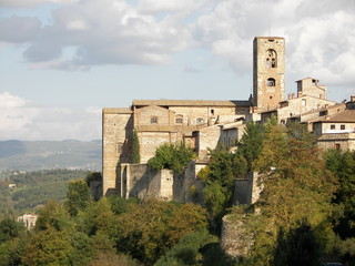 Fototapeta na wymiar Średniowiecznego miasteczka Collevaldelsa