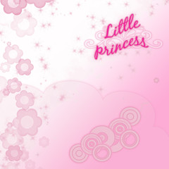 Pink colored cute background