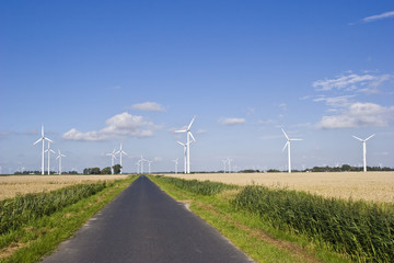Windradpark an der Nordsee