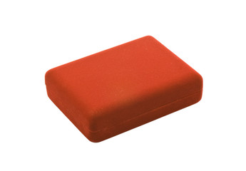 Rectangle jewel box on white background