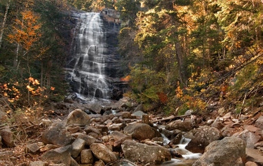 Arethusa Falls in New Hampshire's White Mountains.