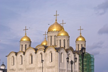 Old church in Vladimir in Russia