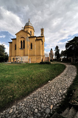 Fototapeta na wymiar Orthodox Church of St. Dimitrije in Belgrade, Serbia