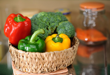 Colorful Paprika in a Bowl