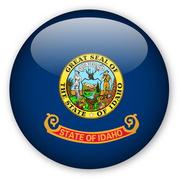 Idaho state flag button