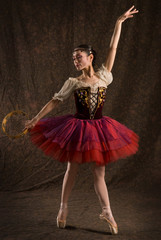 Danseuse-tambourin-japonaise-tutu