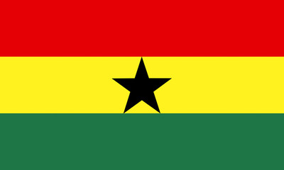 ghana fahne flag