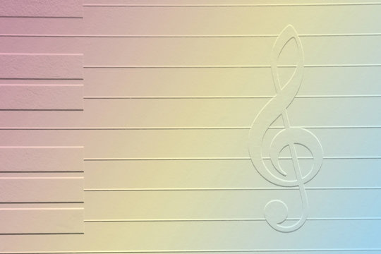 Music concept with sheet of musical note