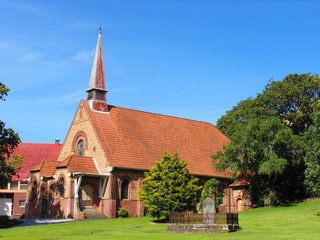 Fototapeta na wymiar History Church In New Zealand Devonport