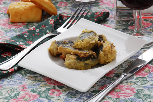 Bisata frita - Anguilla fritta - Secondi di pesce Ricette Veneto