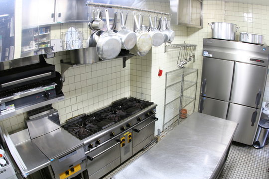 kitchen of the restaurant
