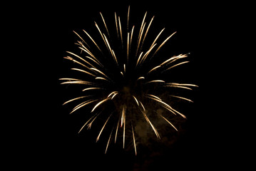 Obraz premium Feuerwerk Nachthimmel