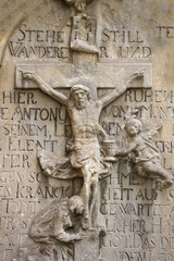 crucifix with the jesus from the czech church