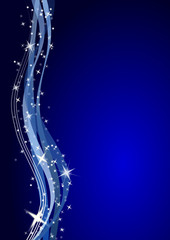 blue merry christmas background © danimarco