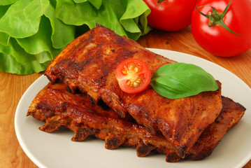 Grilled ribs
