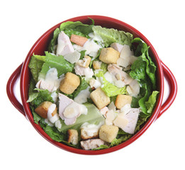 Caesar salad with chicken