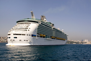 Luxury liner close to Istanbul