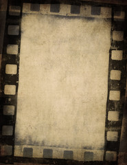 Naklejka premium grunge film background with space for text or image