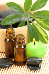 Fototapeta na wymiar spa and wellness - massage accessories